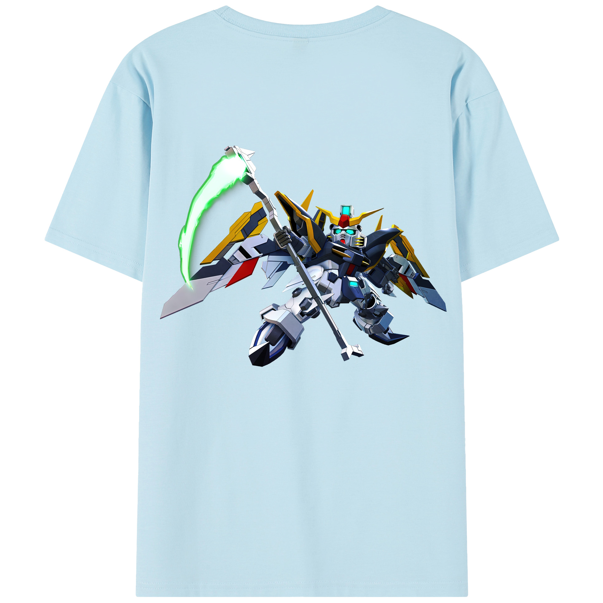 （画像用） 機動戦士ガンダム Mobile Suit Gundam 綿100％半袖Tシャツ（背面プリント）